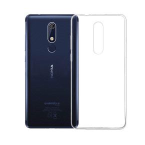 Силиконов гръб ТПУ ултра тънък за Nokia 5.1 2018 TA-1075 кристално прозрачен